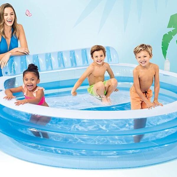 Бассейн Intex 57190 640 л/ Надувной/ Синий photo 3