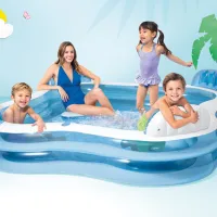 Бассейн Intex 56475 882 л/ Надувной/ Синий photo 4