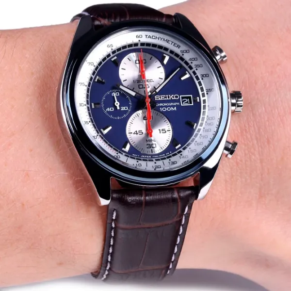 Ceas de mână pentru bărbați Seiko SNDF95P1 Cuarț/ 43 mm photo 6 Ceas de mână pentru bărbați Seiko SNDF95P1 Cuarț/ 43 mm photo 6