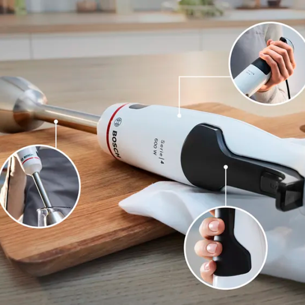 Ручной блендер Bosch MSM4W210 600 Вт / Белый photo 6