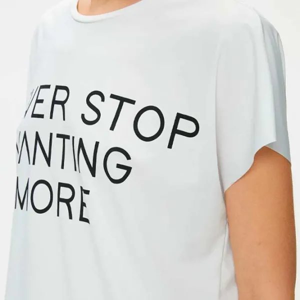 Футболка для женщин Koton 4SAK10029NK 85% полиэстер/ Белый photo 4