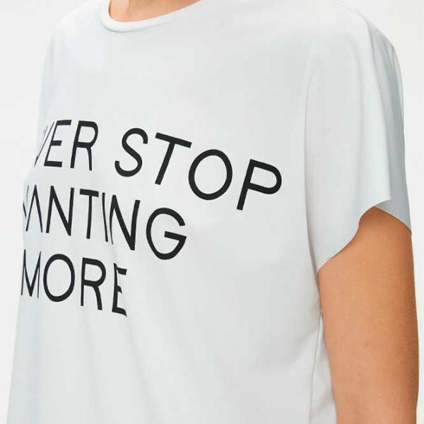 Футболка для женщин Koton 4SAK10029NK 85% полиэстер/ Белый photo 4