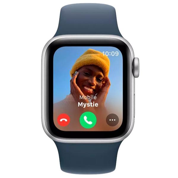 Умные часы Apple Watch SE Gen2 2023  1.57" / 40 мм / Серебряный - Storm Blue / MRE13QR/A photo 3 Умные часы Apple Watch SE Gen2 2023  1.57" / 40 мм / Серебряный - Storm Blue / MRE13QR/A photo 3