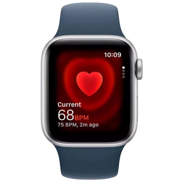 Умные часы Apple Watch SE Gen2 2023  1.57" / 40 мм / Серебряный - Storm Blue / MRE13QR/A photo 6 Умные часы Apple Watch SE Gen2 2023  1.57" / 40 мм / Серебряный - Storm Blue / MRE13QR/A photo 6