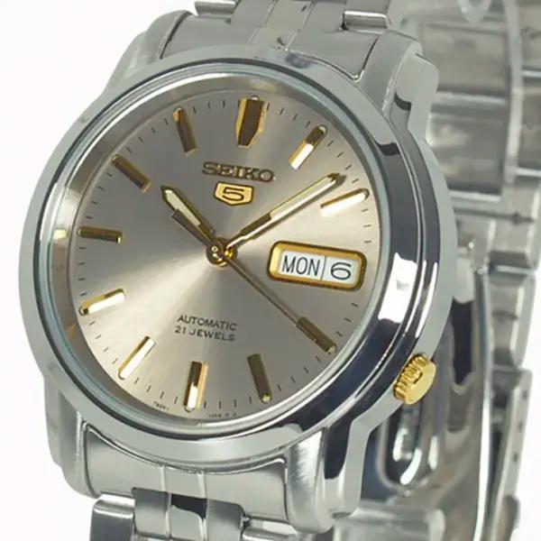 Ceas de mână pentru bărbați Seiko SNKK67K1 Mecanic/ 38 mm photo 2 Ceas de mână pentru bărbați Seiko SNKK67K1 Mecanic/ 38 mm photo 2