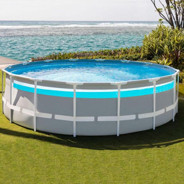 Piscină Intex 26730 19156 l/ Cu cadru/ Grey photo 4