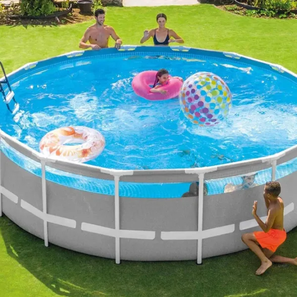 Piscină Intex 26730 19156 l/ Cu cadru/ Grey photo 5