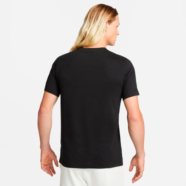 Tricou pentru bărbați Nike M Nsw Tee Fran Jdi Verbiage 100% bumbac/ Black photo 3