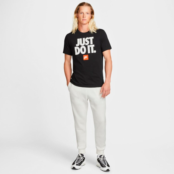 Tricou pentru bărbați Nike M Nsw Tee Fran Jdi Verbiage 100% bumbac/ Black photo 4