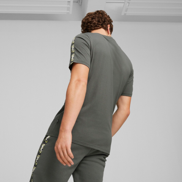 Tricou pentru bărbați Puma Ess Tape Camo Tee 100% bumbac/ Mineral Gray photo 4