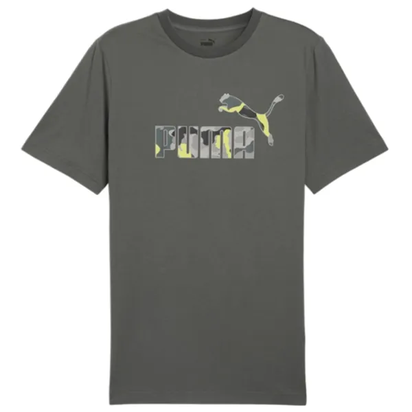 Футболка для мужчин Puma Ess+ Camo Graphic Tee 100% хлопок/ Mineral Gray photo 5