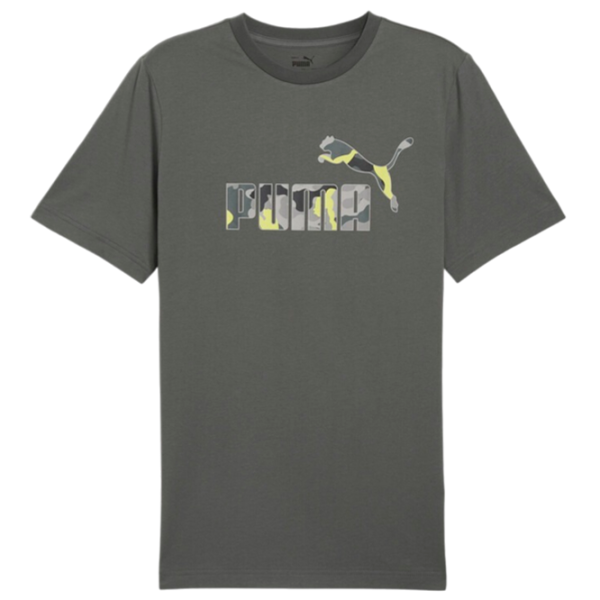 Tricou pentru bărbați Puma Ess+ Camo Graphic Tee 100% bumbac/ Mineral Gray photo 5