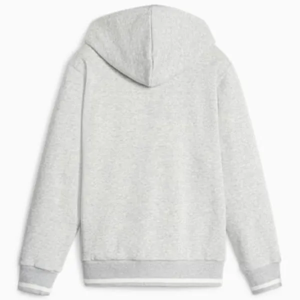 Толстовка для мальчиков Puma Squad Full-Zip Hoodie Fl B Grey photo 2