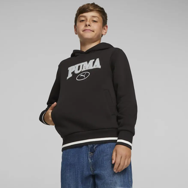 Толстовка для мальчиков Puma Squad Hoodie Fl B Черный photo 2 Толстовка для мальчиков Puma Squad Hoodie Fl B Черный photo 2