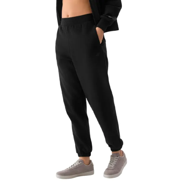 Pantaloni sportivi pentru femei 4F Jogger L/ Black photo 2