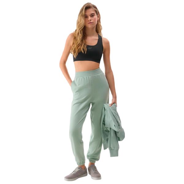 Pantaloni sportivi pentru femei 4F Jogger S/ Green photo 4