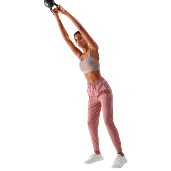 Pantaloni sportivi pentru femei 4F 4FWSS24TFTRF454-56S L/ Pink photo 5 Pantaloni sportivi pentru femei 4F 4FWSS24TFTRF454-56S L/ Pink photo 5