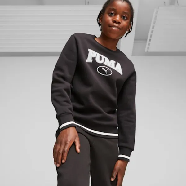 Толстовка для мальчиков Puma Puma Squad Crew Fl B Черный photo 4 Толстовка для мальчиков Puma Puma Squad Crew Fl B Черный photo 4