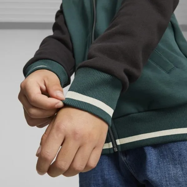 Hanorac pentru băieți Puma Squad Bomber Jacket B Malachite Green photo 4