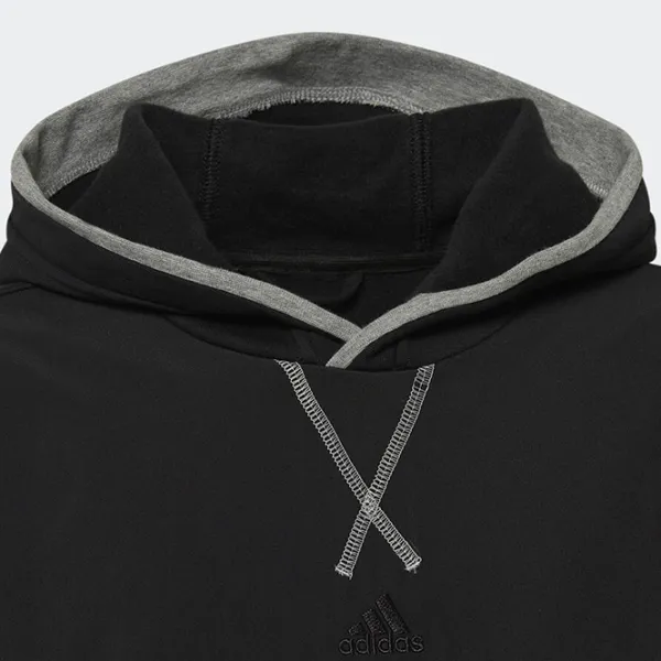 Hanorac pentru băieți Adidas U Fleece Hd black Black photo 3 Hanorac pentru băieți Adidas U Fleece Hd black Black photo 3