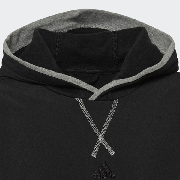 Hanorac pentru băieți Adidas U Fleece Hd black Black photo 3 Hanorac pentru băieți Adidas U Fleece Hd black Black photo 3