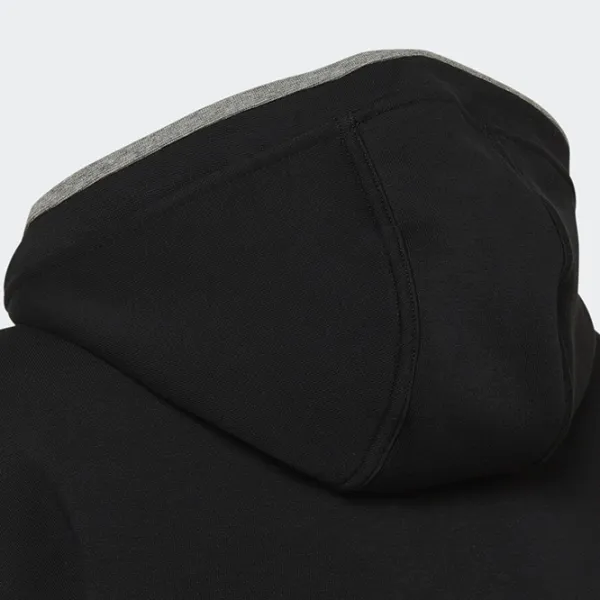 Hanorac pentru băieți Adidas U Fleece Hd black Black photo 5 Hanorac pentru băieți Adidas U Fleece Hd black Black photo 5