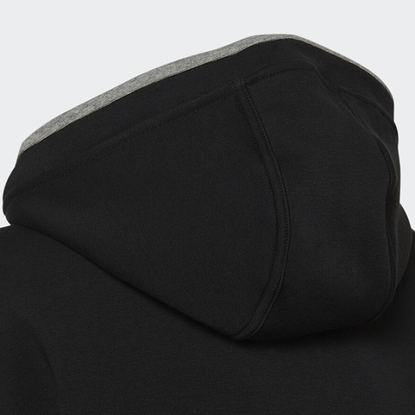 Hanorac pentru băieți Adidas U Fleece Hd black Black photo 5 Hanorac pentru băieți Adidas U Fleece Hd black Black photo 5