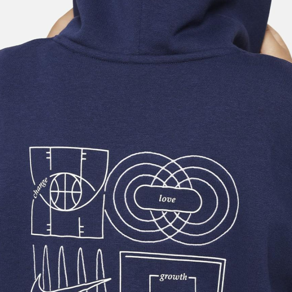 Толстовка для мальчиков Nike K Nk C.O.B. Po Hoodie M/ Темно-синий photo 4 Толстовка для мальчиков Nike K Nk C.O.B. Po Hoodie M/ Темно-синий photo 4