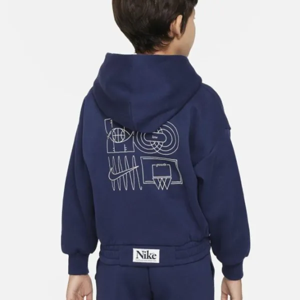 Толстовка для мальчиков Nike K Nk C.O.B. Po Hoodie L/ Темно-синий photo 2