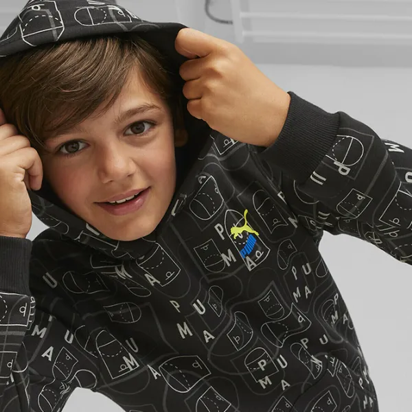 Толстовка для мальчиков Puma Classics Ftr Baller Hoodie Fl Черный photo 3 Толстовка для мальчиков Puma Classics Ftr Baller Hoodie Fl Черный photo 3
