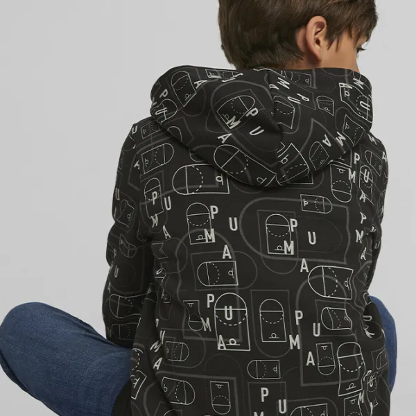 Толстовка для мальчиков Puma Classics Ftr Baller Hoodie Fl Черный photo 4 Толстовка для мальчиков Puma Classics Ftr Baller Hoodie Fl Черный photo 4
