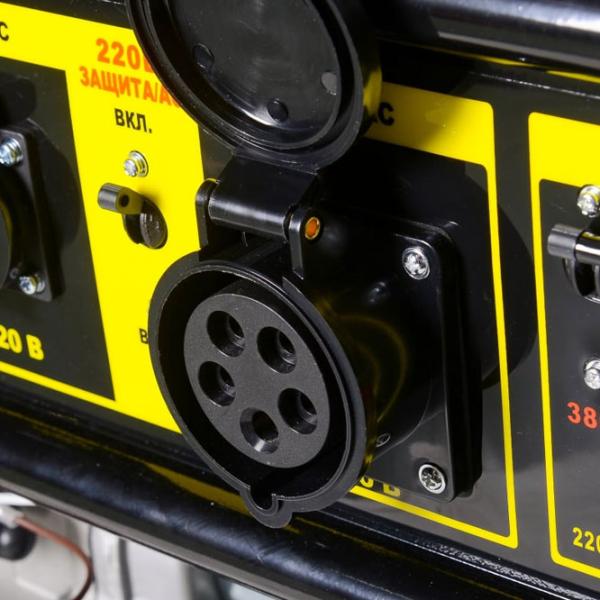Generator de curent Huter DY9500LX-3 220/ 230 V Benzină/ 7.5 kW photo 6
