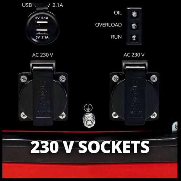 Генератор Einhell TC-IG 2000 220 В Бензин/ 1.8 кВт photo 5