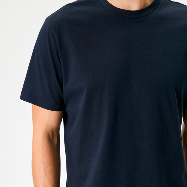 Tricou pentru bărbați Koton 4SAM10281HK 100% bumbac/ Marine Blue photo 5