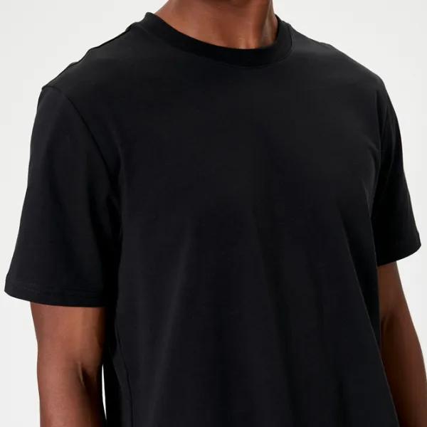 Tricou pentru bărbați Koton 4SAM10281HK 100% bumbac/ Black photo 5