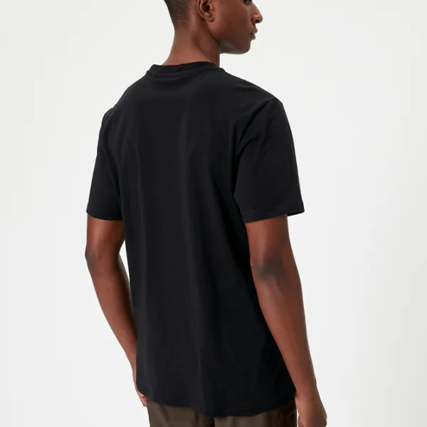 Tricou pentru bărbați Koton 4SAM10281HK 100% bumbac/ Black photo 4
