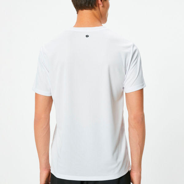 Tricou pentru bărbați Koton 4SAM10002NK 100% poliester/ White photo 2