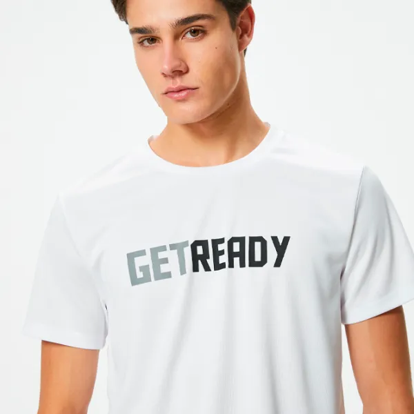 Футболка для мужчин Koton 4SAM10066NK 100% полиэстер/ Белый photo 4