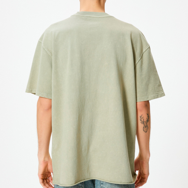 Футболка для мужчин Koton 4SAM10314HK 100% хлопок/ Хаки photo 2