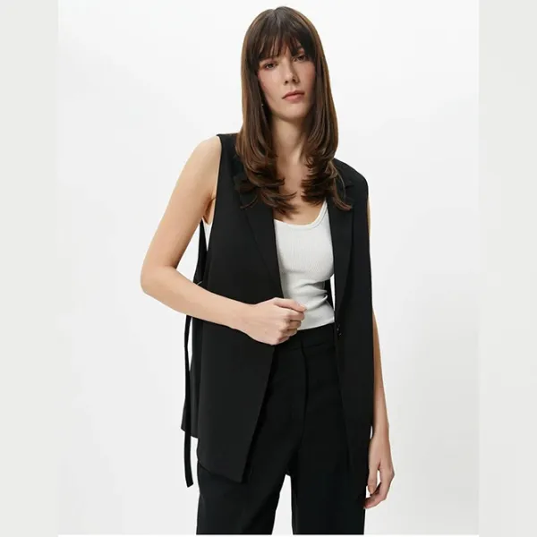 Vestă pentru femei Koton 4SAK20018UW S/ Black photo 3
