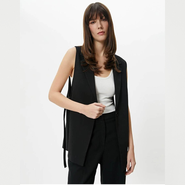Vestă pentru femei Koton 4SAK20018UW S/ Black photo 3