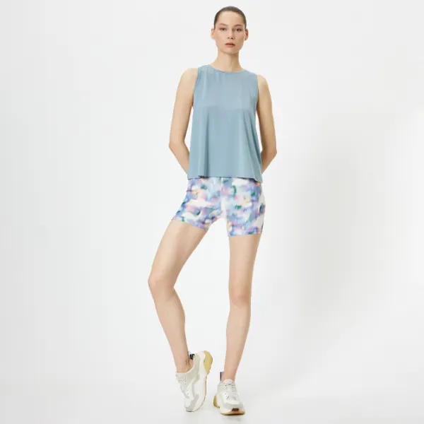 Топ для женщин Koton 4SAK30091NK Синий photo 5