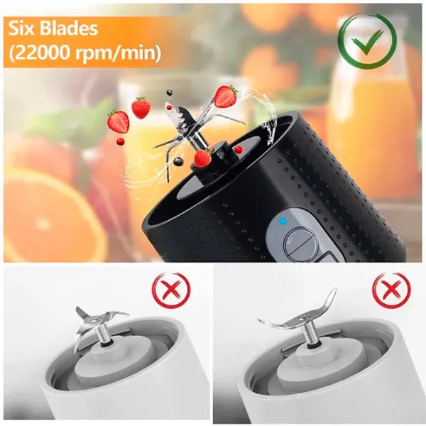 Blender portabil Greennovo 788725 150 W / Black photo 5 Blender portabil Greennovo 788725 150 W / Black photo 5