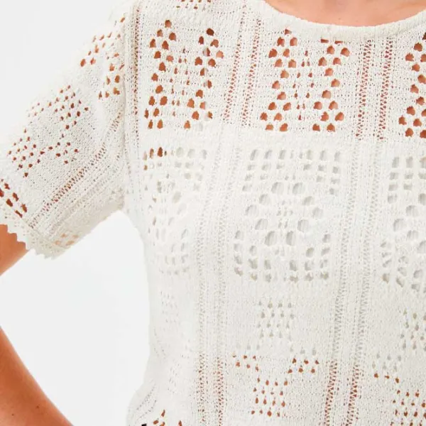 Футболка для женщин Koton 4SAL10008IK 42% хлопок/ Белый photo 5