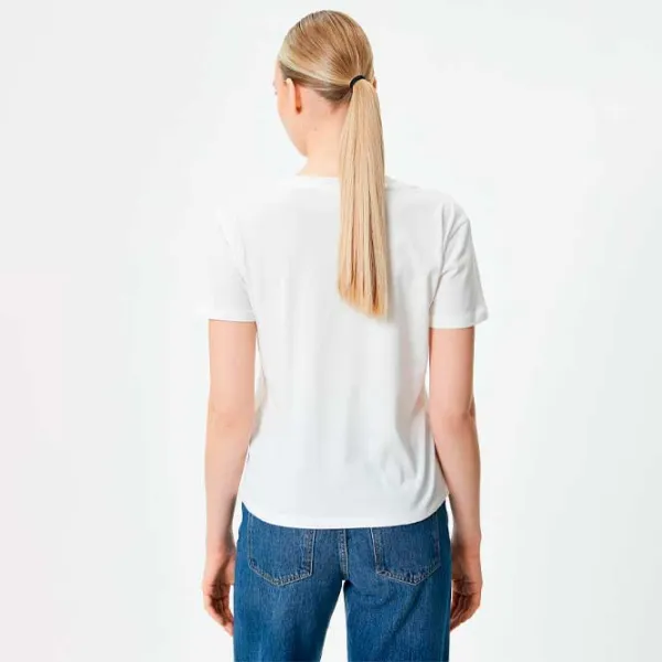 Tricou pentru femei Koton 4SAK50163EK 100% bumbac/ White photo 3