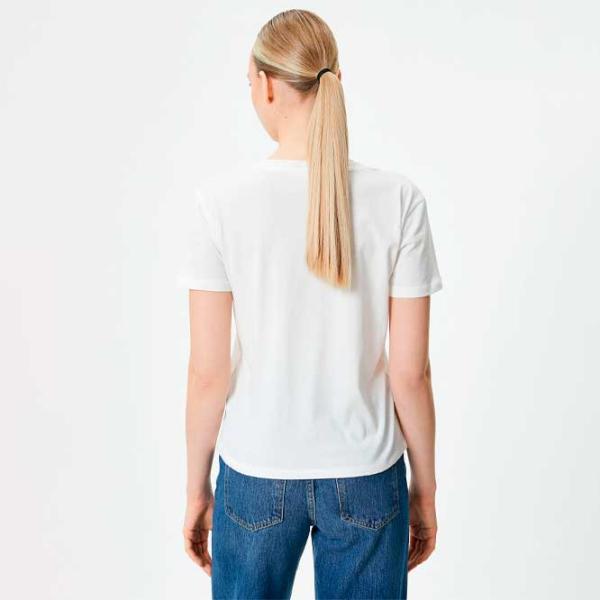 Tricou pentru femei Koton 4SAK50163EK 100% bumbac/ White photo 3