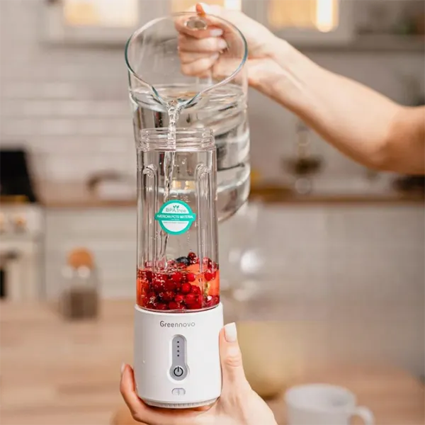 Blender portabil Greennovo 10189392 150 W / White photo 5 Blender portabil Greennovo 10189392 150 W / White photo 5