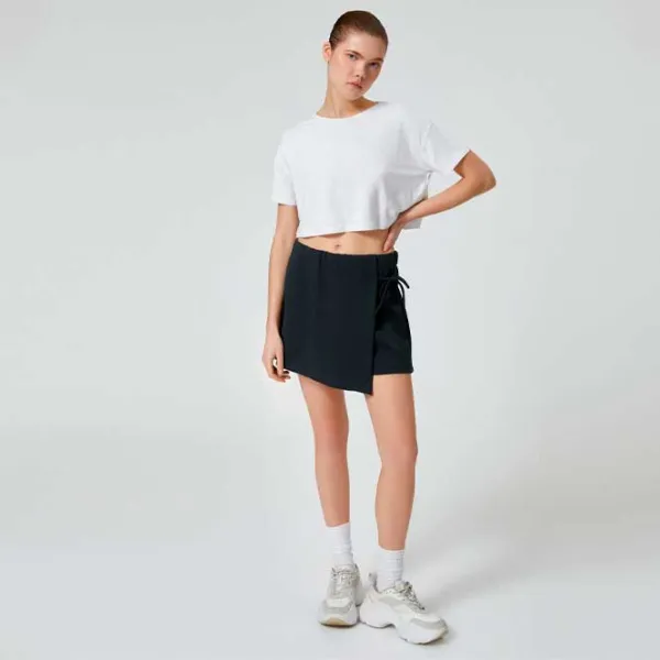 Tricou pentru femei Koton 4SAK10071NK 96% Viscoza/ White photo 4