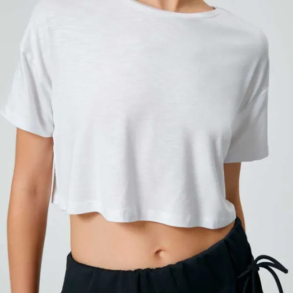 Tricou pentru femei Koton 4SAK10071NK 96% Viscoza/ White photo 5