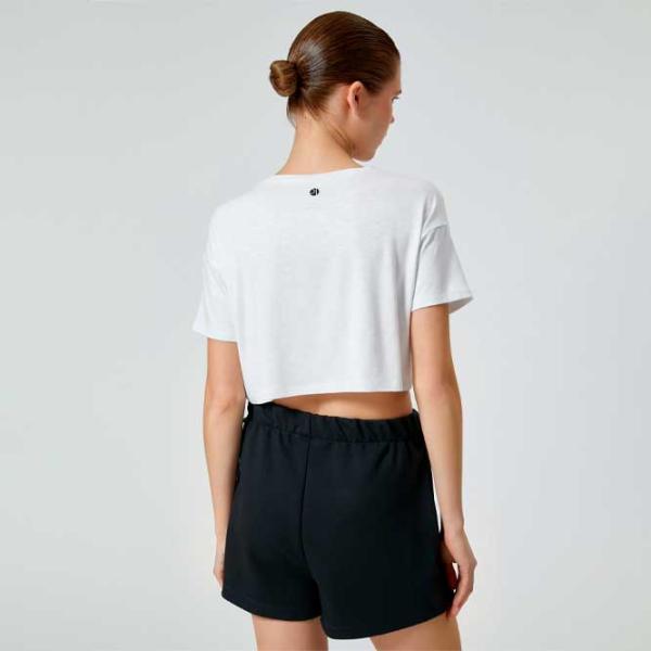 Tricou pentru femei Koton 4SAK10071NK 96% Viscoza/ White photo 3